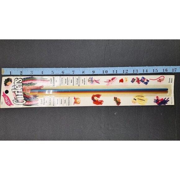 Vintage Curlers Yarn Doll Hair Ribbons Crafts 7407 Metal Rods 3 Sizes New Boye - Picture 6 of 6